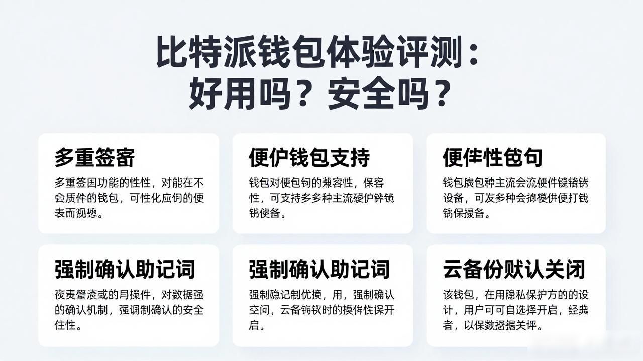 比特派钱包体验评测：好用吗？安全吗？