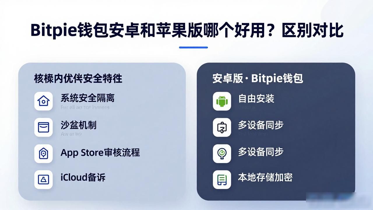 Bitpie钱包安卓和苹果版哪个好用？区别对比