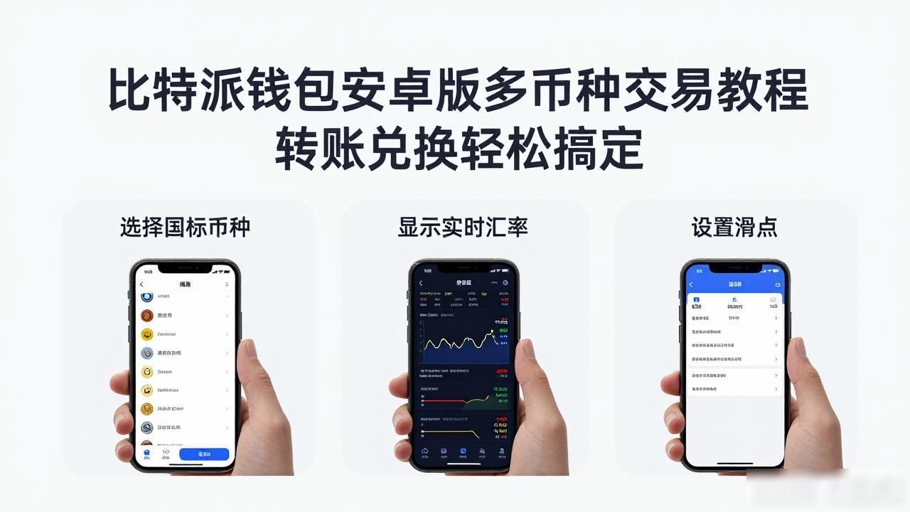 比特派钱包安卓版多币种交易教程 转账兑换轻松搞定