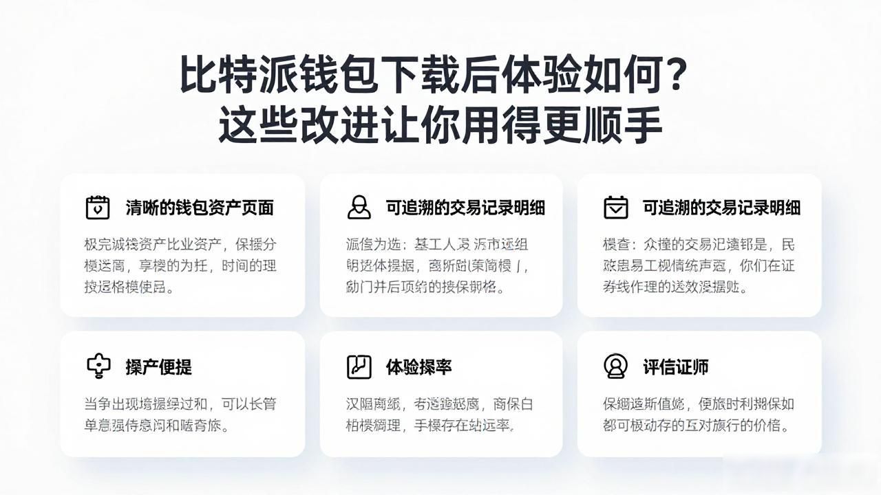 比特派钱包下载后体验如何？这些改进让你用得更顺手