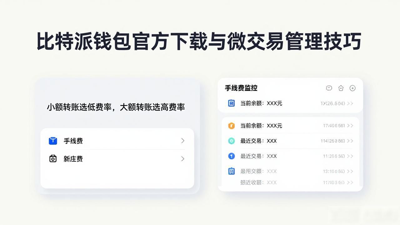 比特派钱包官方下载与微交易管理技巧