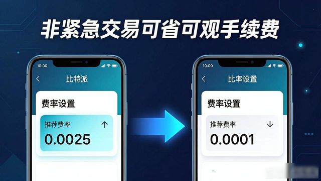 比特派钱包这样下，交易手续费省一半