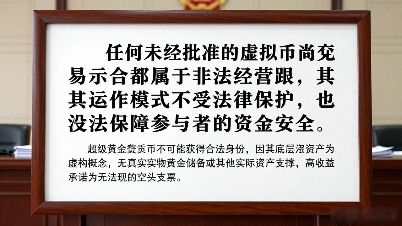 这是"超级黄金数字货币合法吗？"