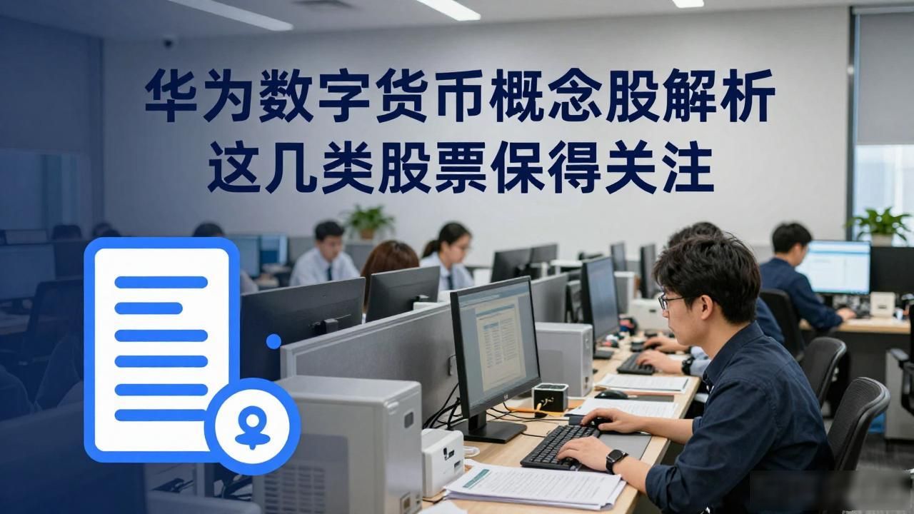 华为数字货币概念股解析 这几类股票值得关注