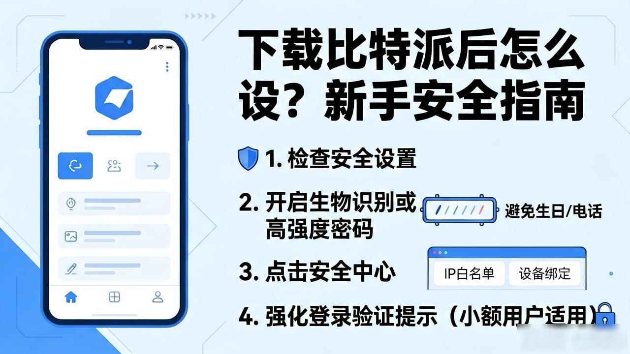 下载比特派后怎么设？新手安全指南