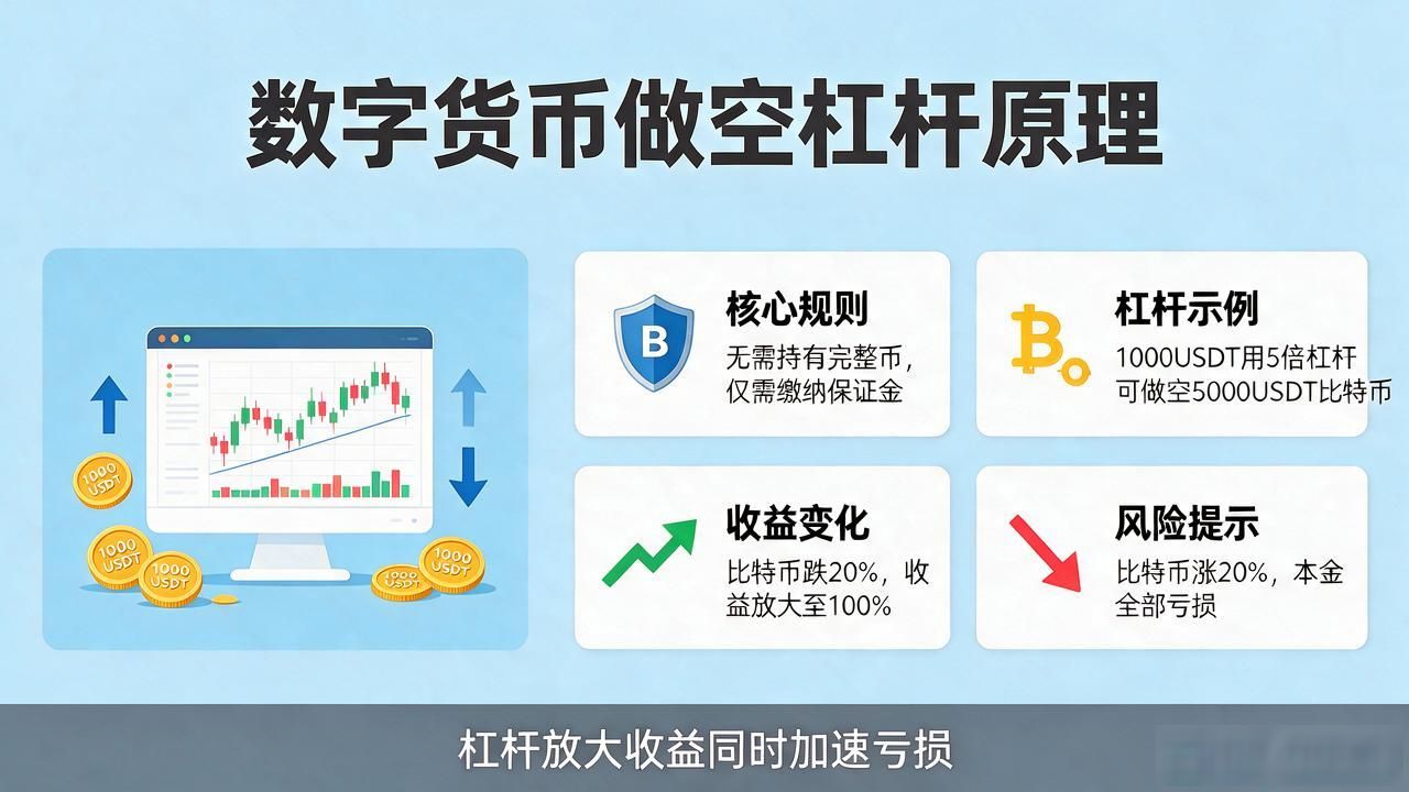 数字货币做空入门图解：一看就懂的低买高卖反向玩法
