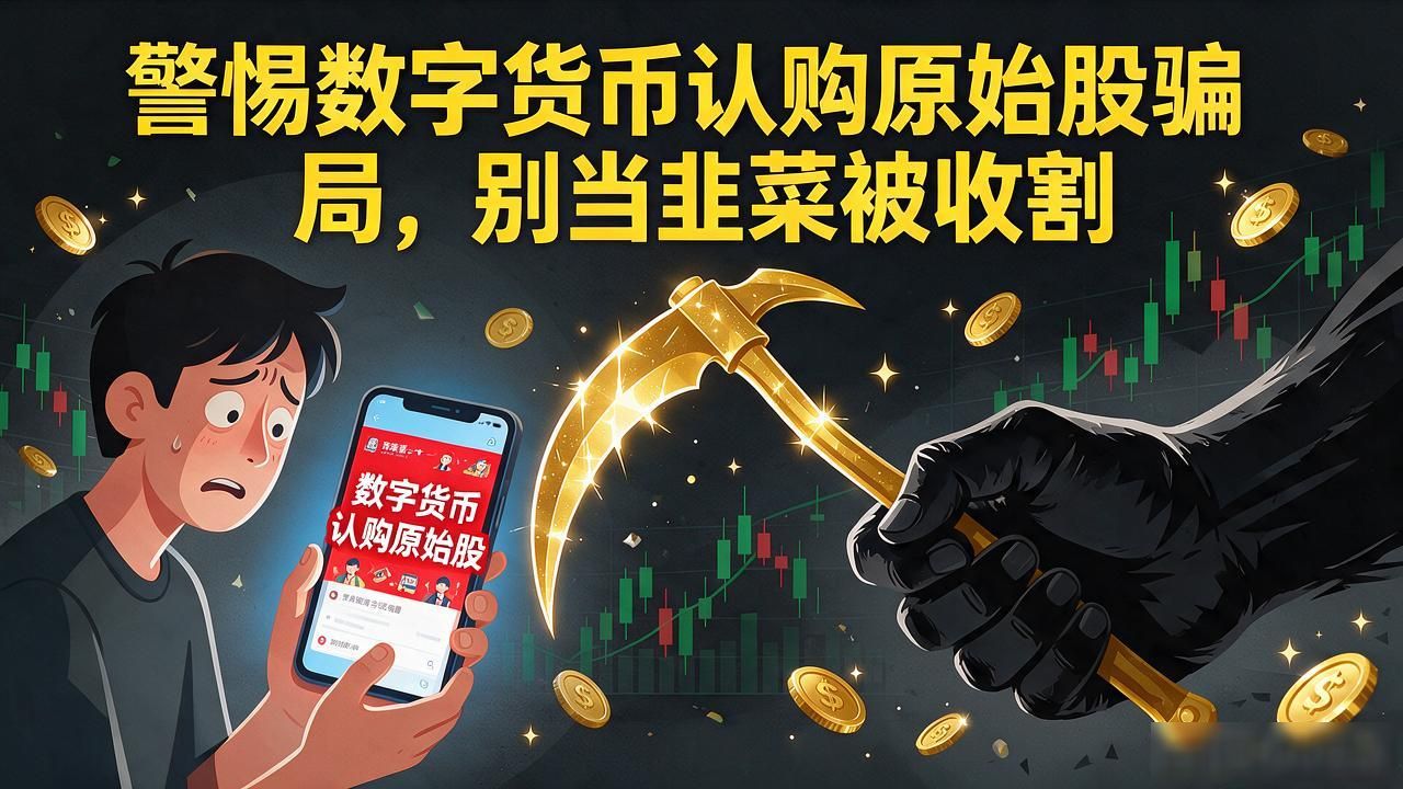 警惕数字货币认购原始股骗局，别当韭菜被收割