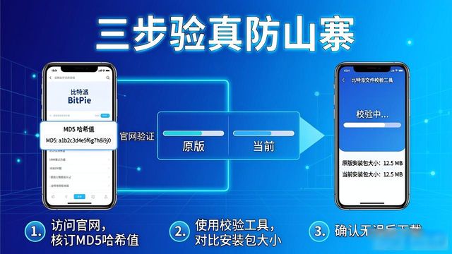 下载比特派前必看！三步验真防山寨