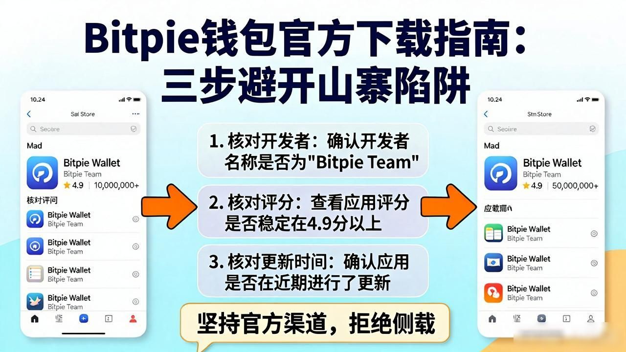 Bitpie钱包官方下载指南：三步避开山寨陷阱