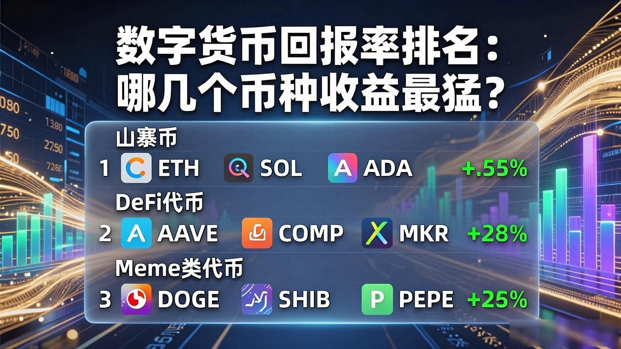 数字货币回报率排名_主流新兴数字货币收益潜力及风险_2024年回报率最高的数字资产分析