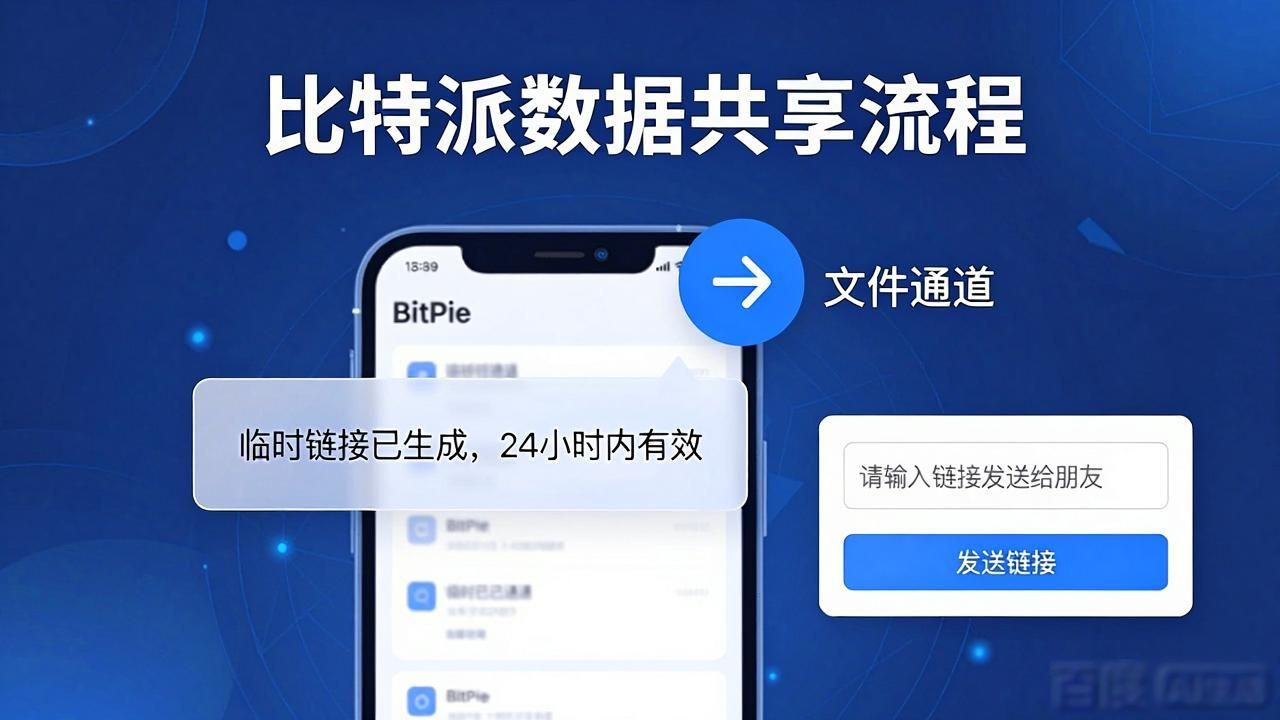 比特派下载后，三步搞定数据共享