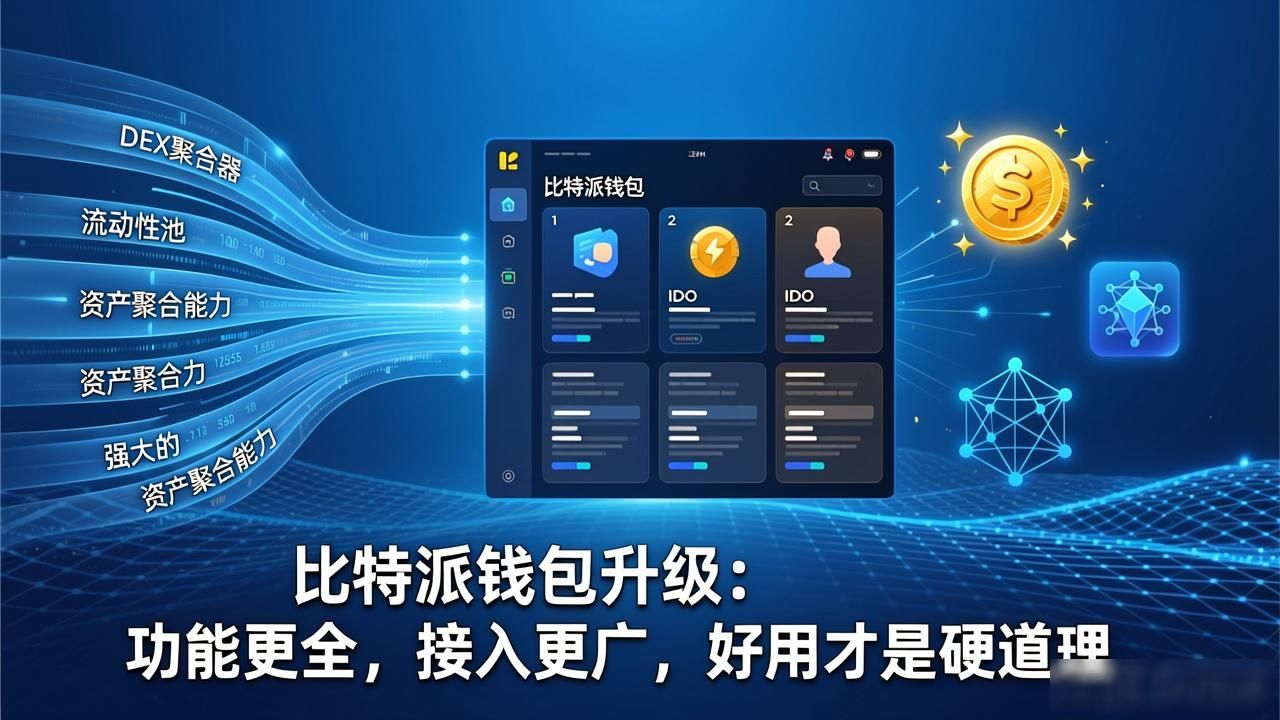 比特派钱包升级：功能更全，接入更广，好用才是硬道理
