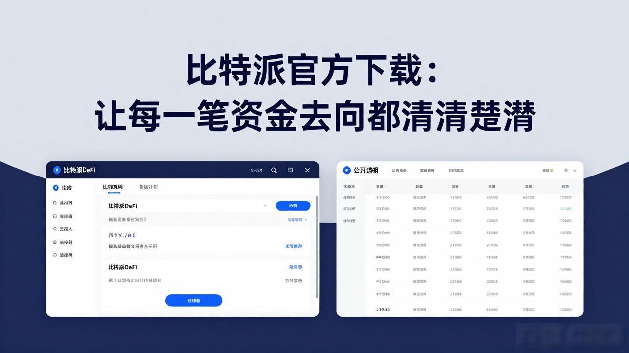 比特派官方下载：让每一笔资金去向都清清楚楚