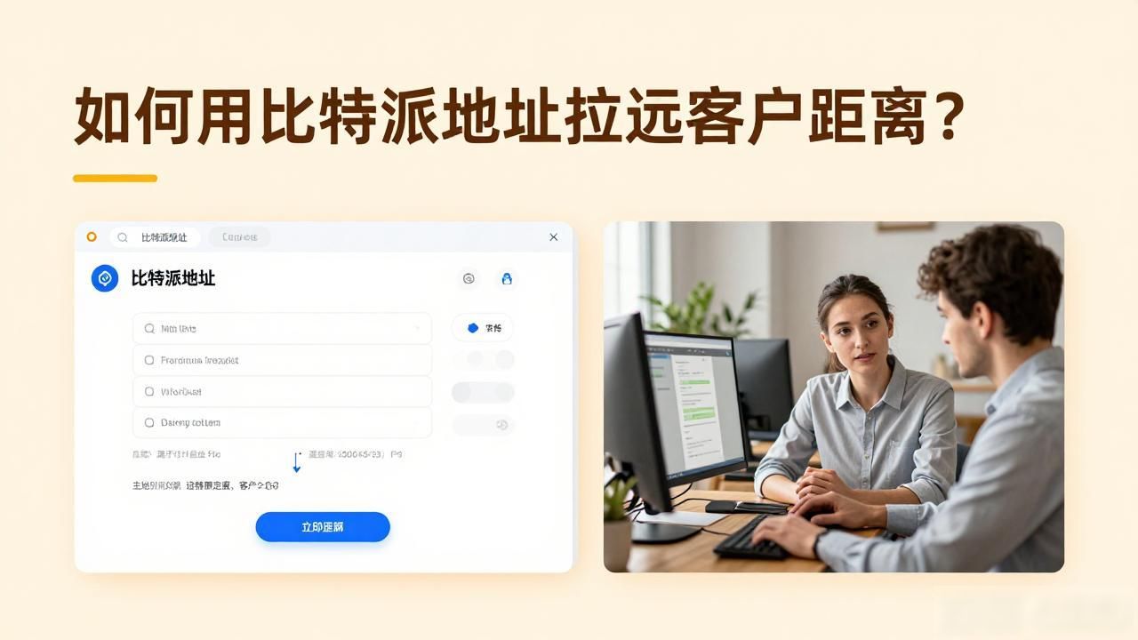 如何用比特派地址拉近客户距离？