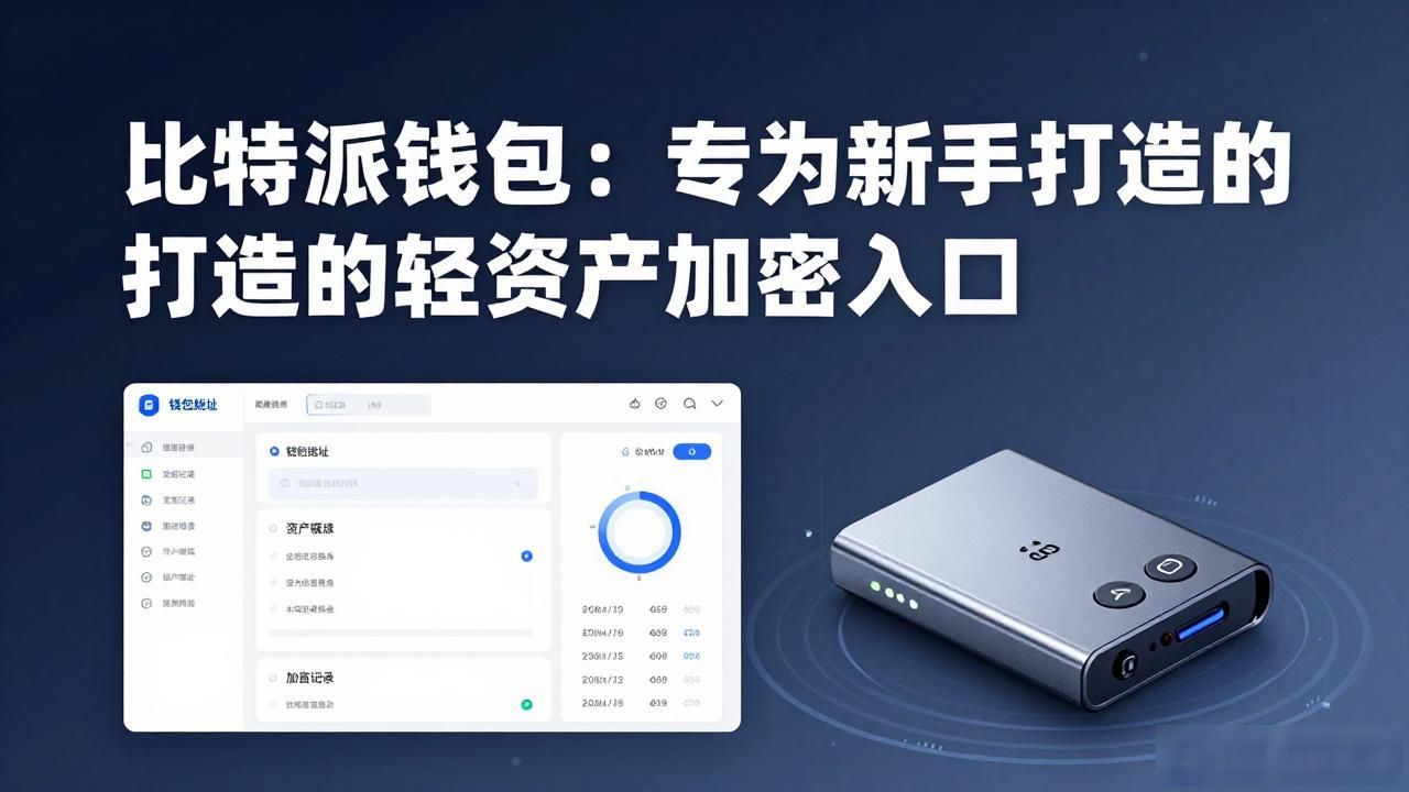 比特派钱包：专为新手打造的轻资产加密入口