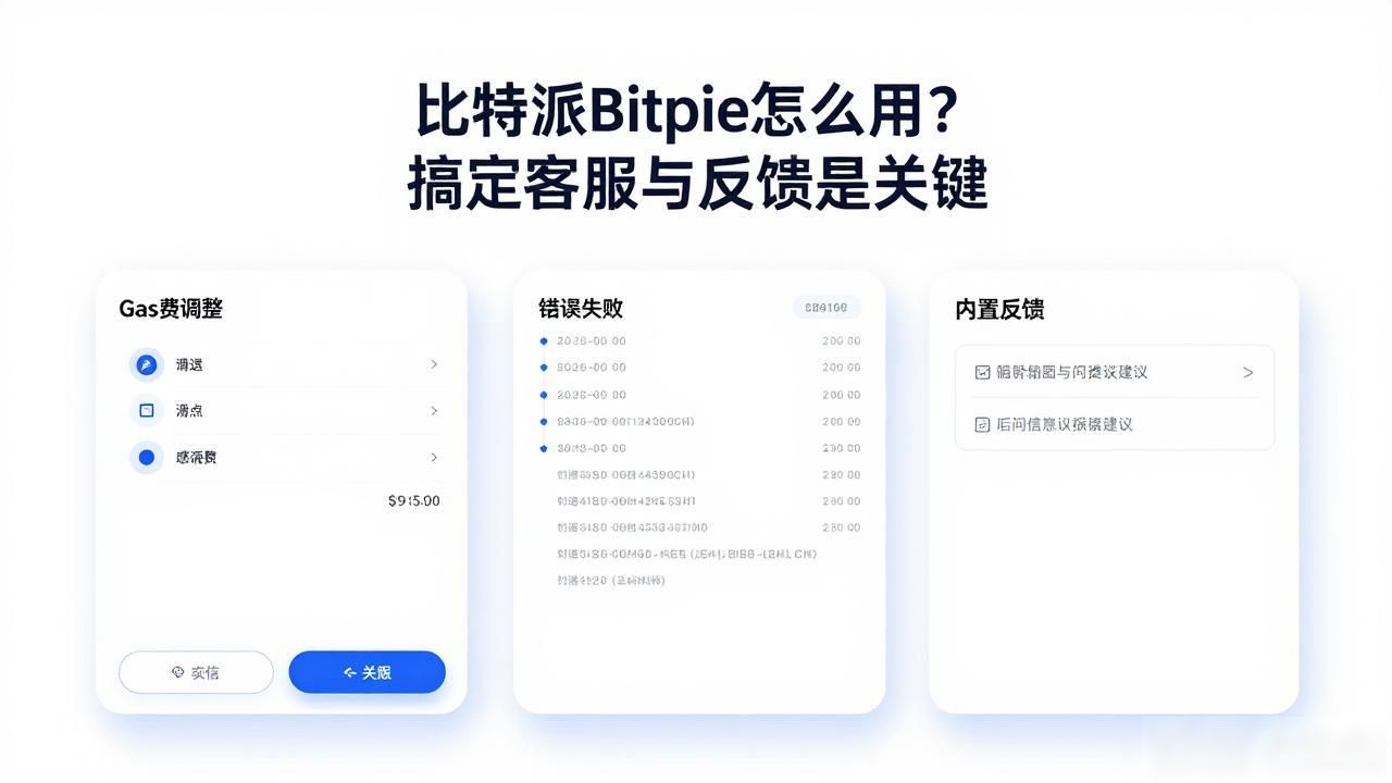 比特派Bitpie怎么用？搞定客服与反馈是关键