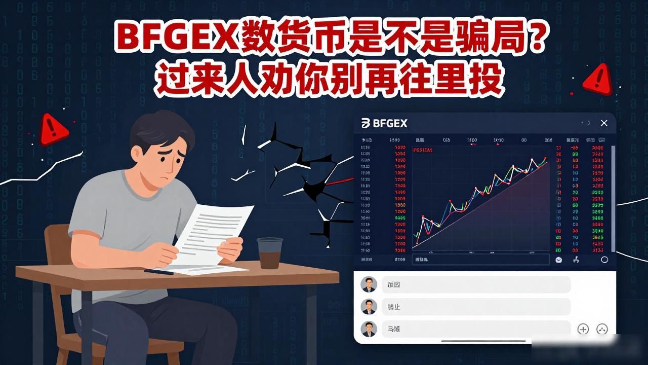 bfgex数字货币是不是骗局？过来人劝你别再往里投