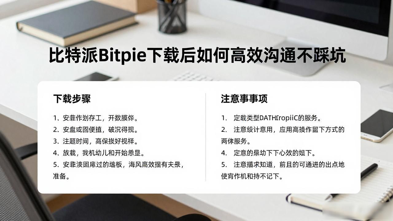 比特派Bitpie下载后如何高效沟通不踩坑