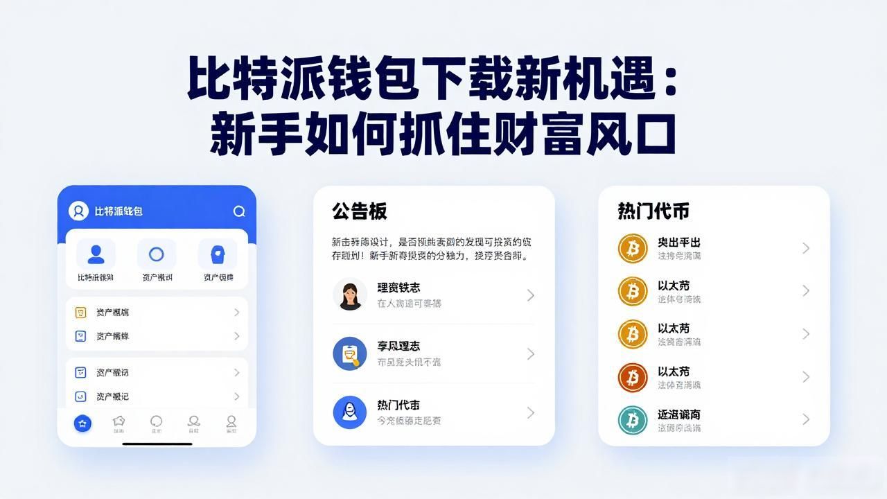 比特派钱包下载新机遇：新手如何抓住财富风口