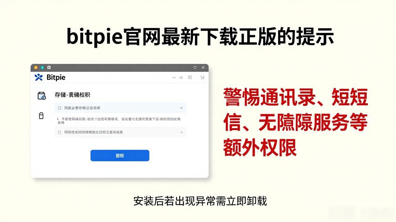 bitpie官网最新下载正版的提示