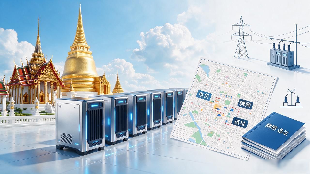 泰国数字货币矿场怎么落地最划算？电价、牌照、选址全讲明白