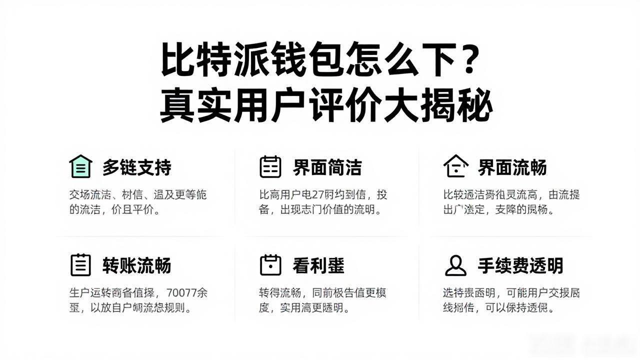 比特派钱包怎么下？真实用户评价大揭秘