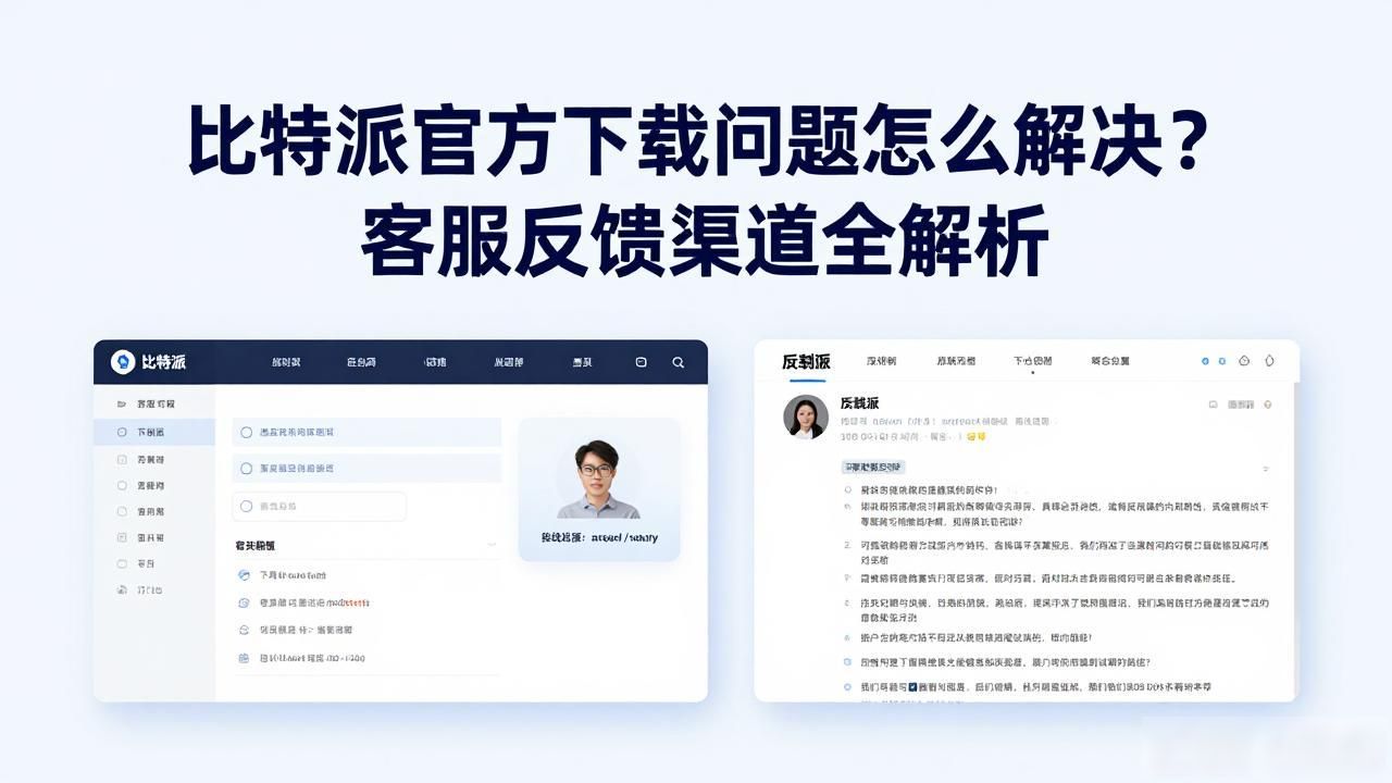 比特派官方下载问题怎么解决？客服反馈渠道全解析