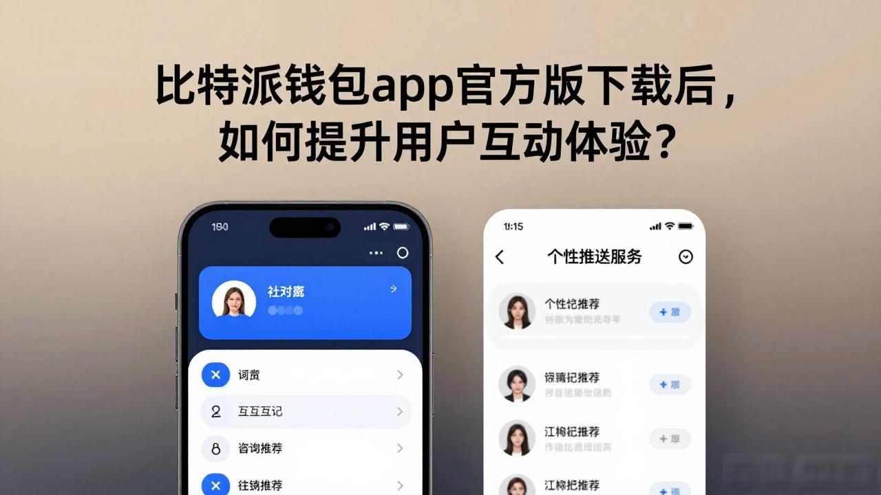 比特派钱包app官方版下载后，如何提升用户互动体验？