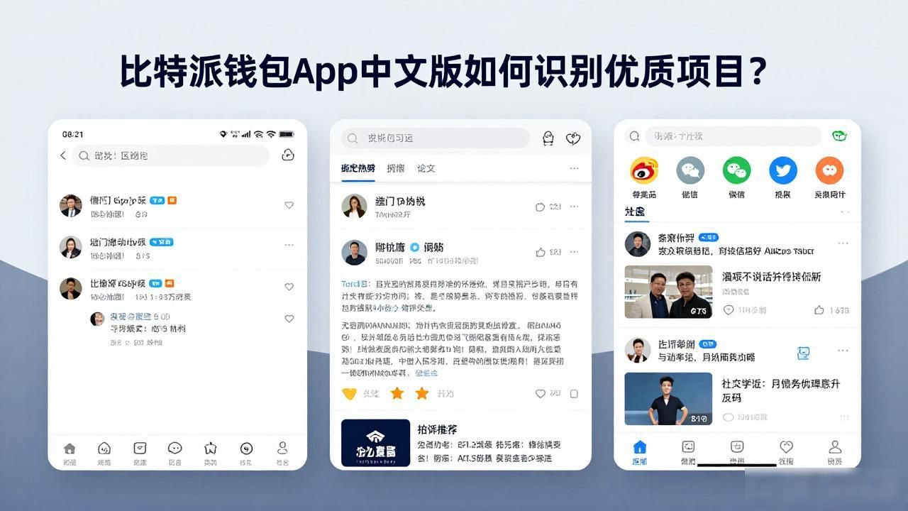比特派钱包app中文版如何识别优质项目？