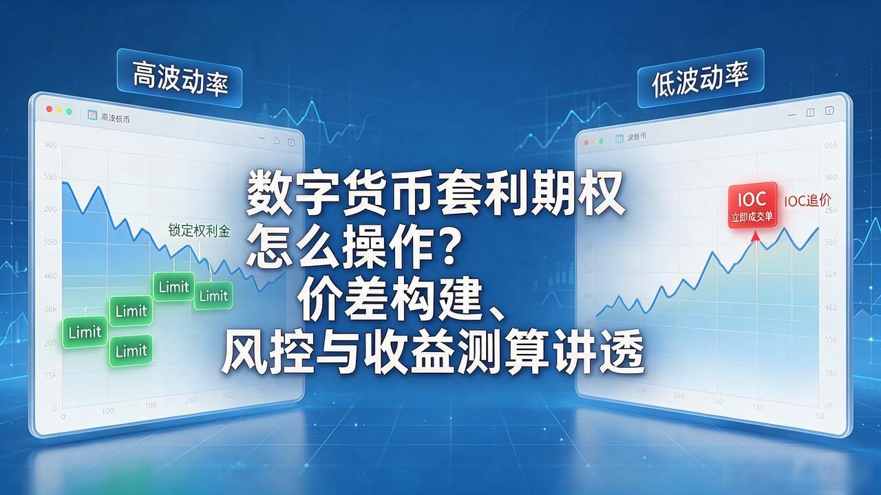 数字货币套利期权怎么操作？价差构建、风控与收益测算讲透