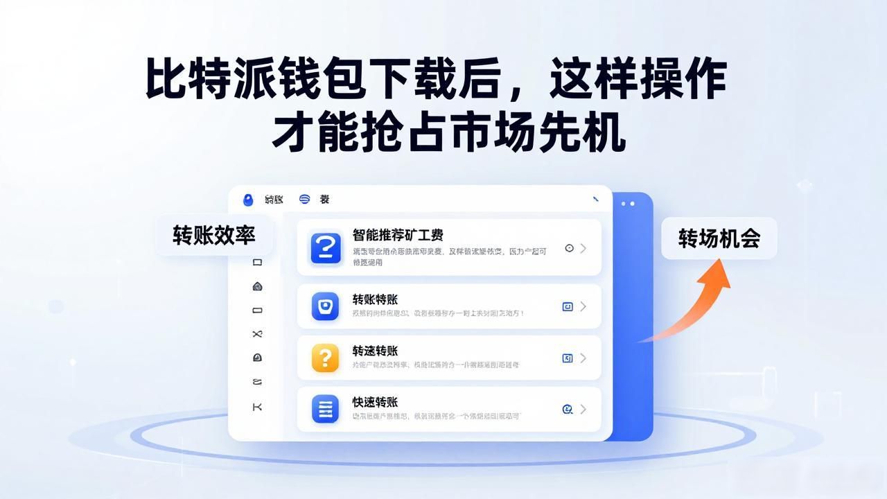 比特派钱包下载后，这样操作才能抢占市场先机