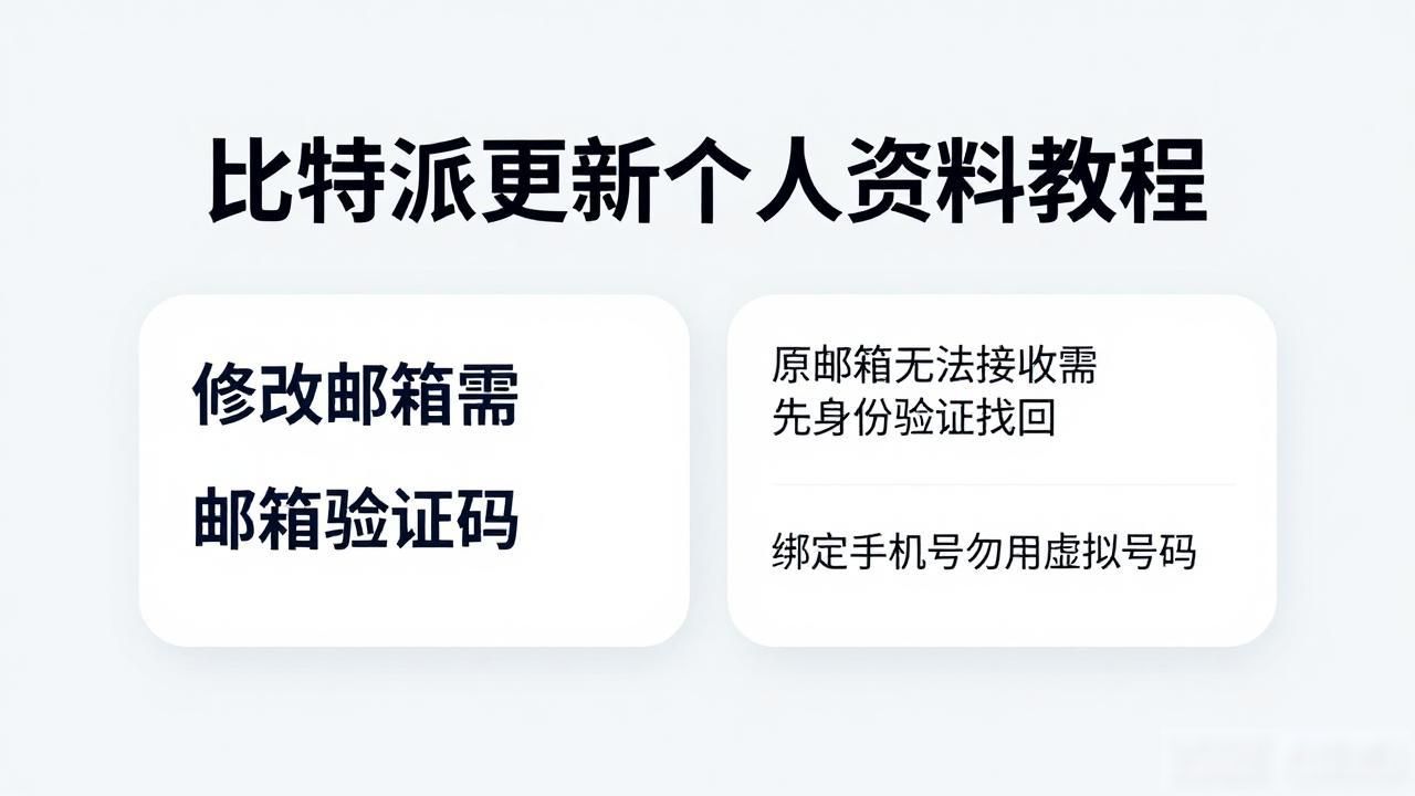 比特派更新个人资料教程