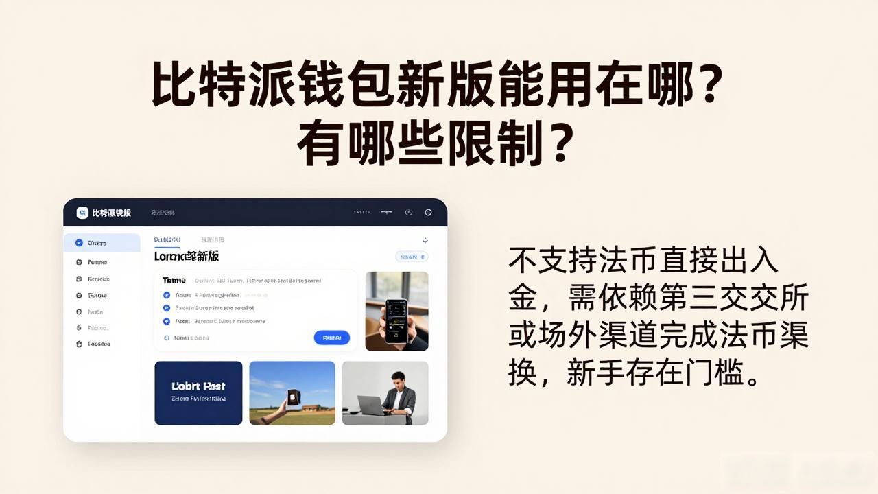 比特派钱包新版能用在哪？有哪些限制？