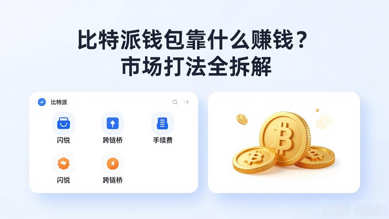 比特派钱包靠什么赚钱？市场打法全拆解