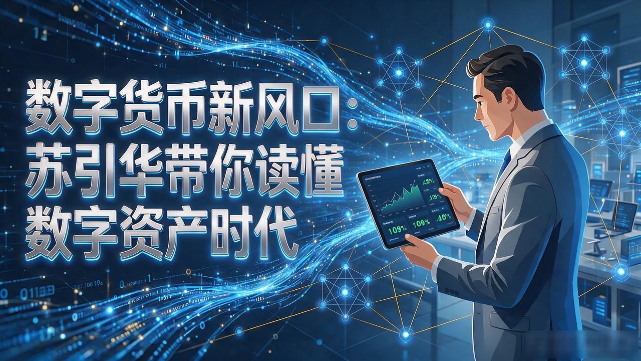 数字货币新风口：苏引华带你读懂数字资产时代
