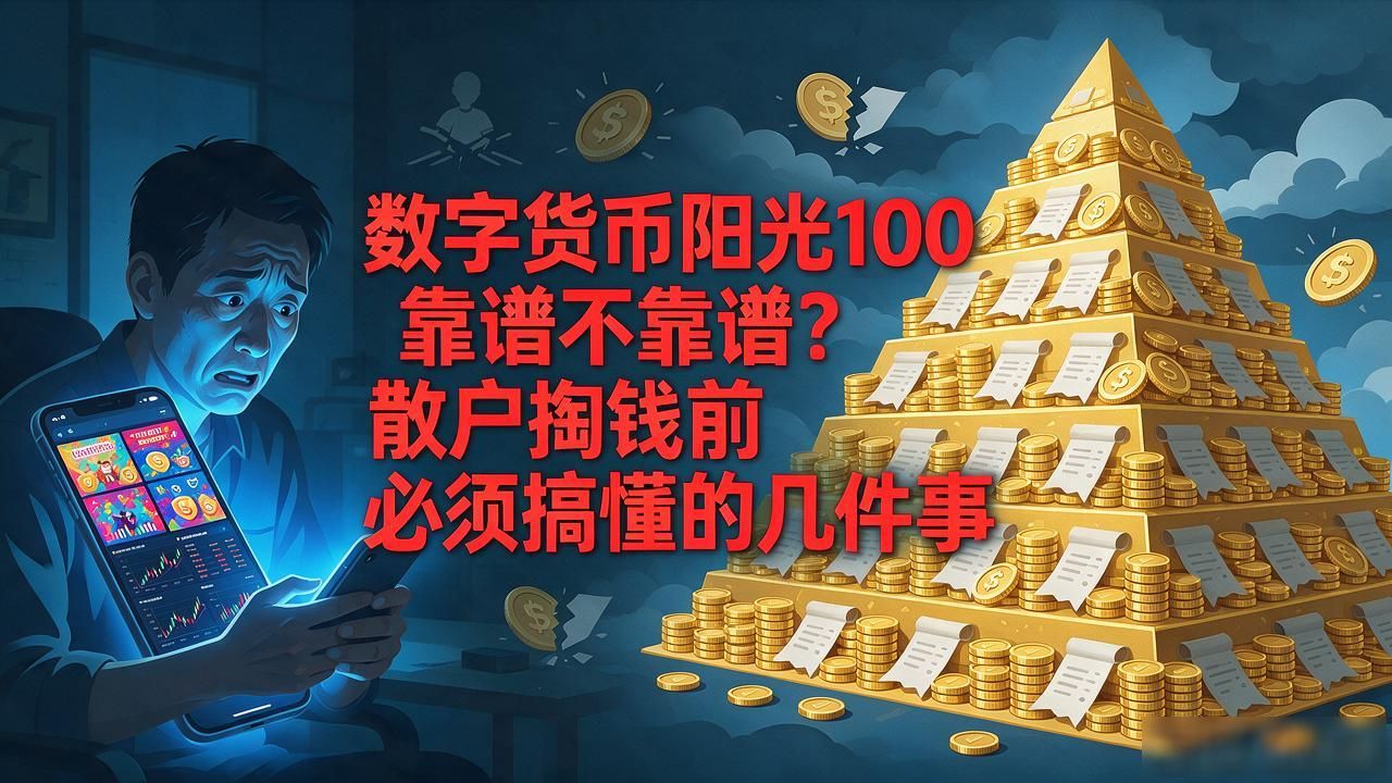 数字货币阳光100靠谱不靠谱？散户掏钱前必须搞懂的几件事