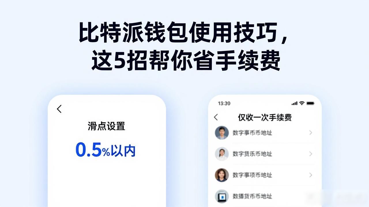 比特派钱包使用技巧，这5招帮你省手续费