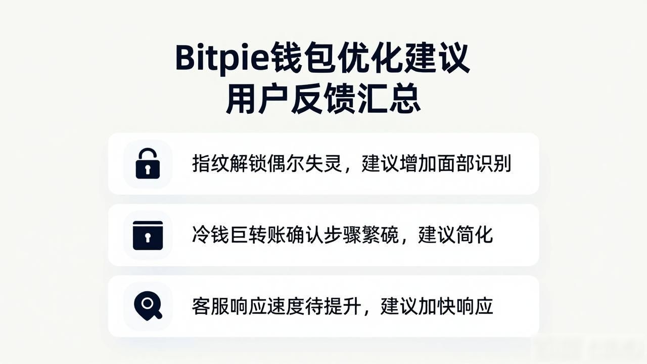 Bitpie钱包优化建议 用户反馈汇总