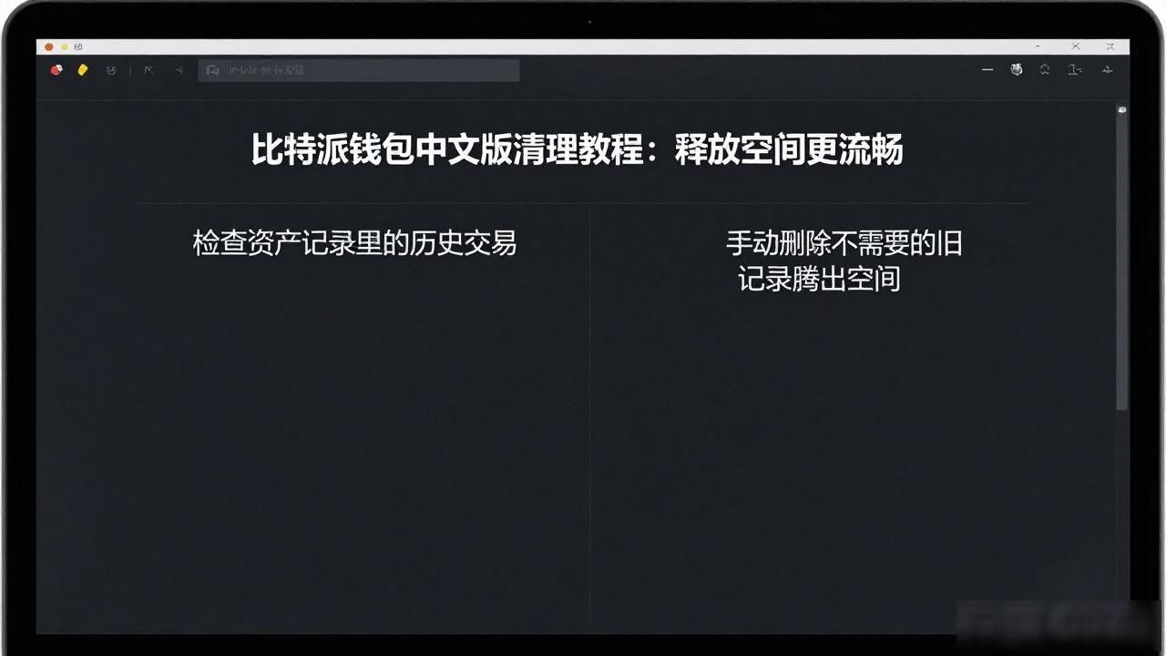 比特派钱包中文版清理教程：释放空间更流畅