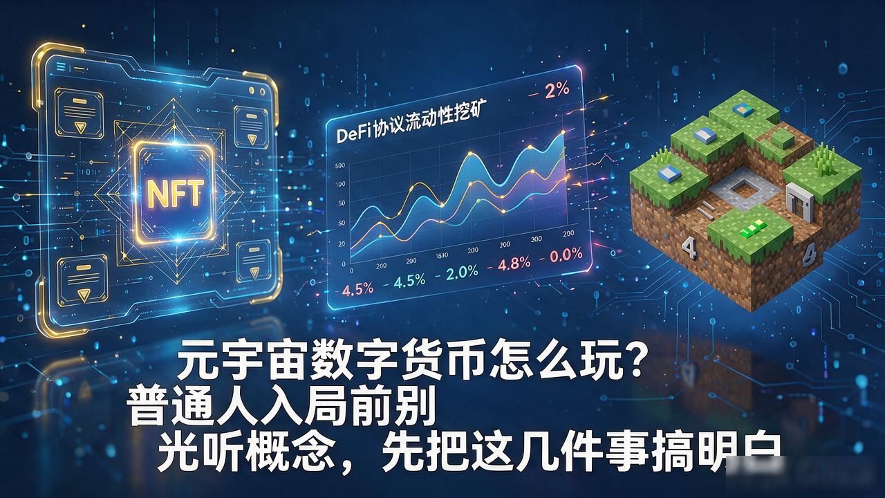 元宇宙数字货币怎么玩？普通人入局前别光听概念，先把这几件事搞明白