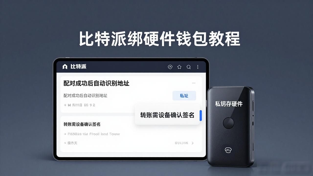 比特派绑硬件钱包教程