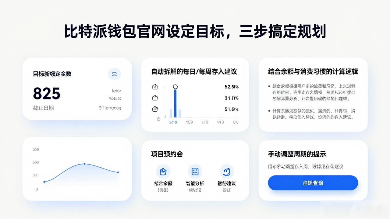 比特派钱包官网设定目标，三步搞定规划